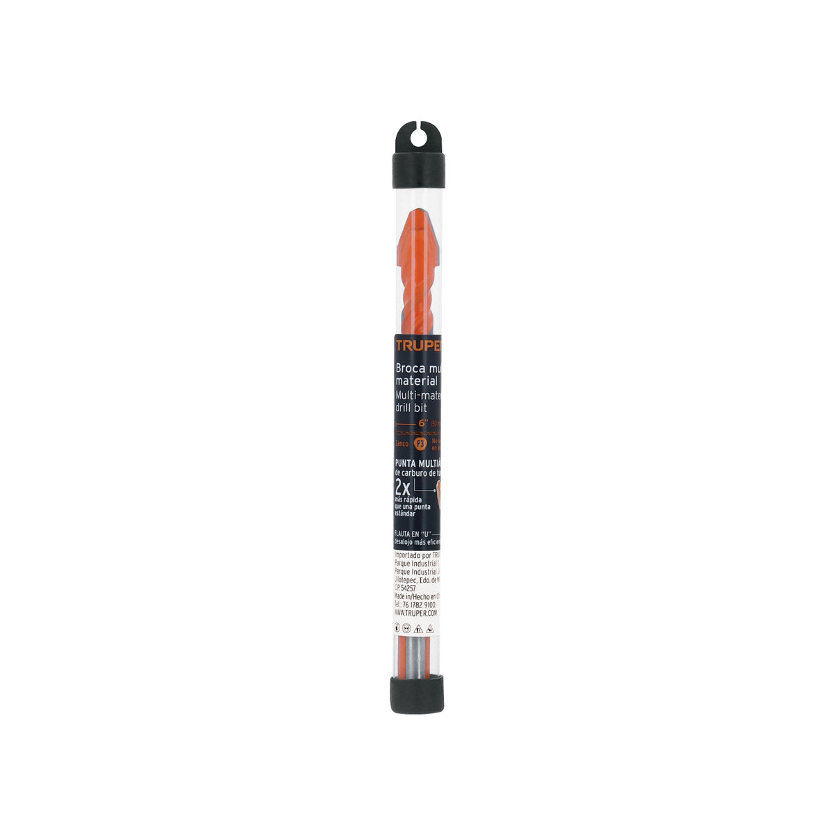 Broca multimaterial 1/2 x 6', TRUPER — foto oficial 2