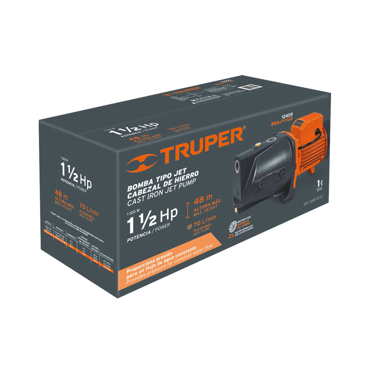 BOAJ-1-1-2 Truper SKU 12409