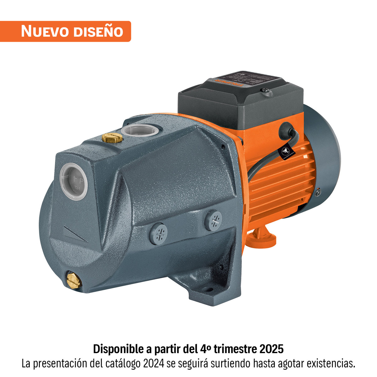 Bomba tipo jet, cabezal de hierro, 1/2 HP, TRUPER — foto oficial 1