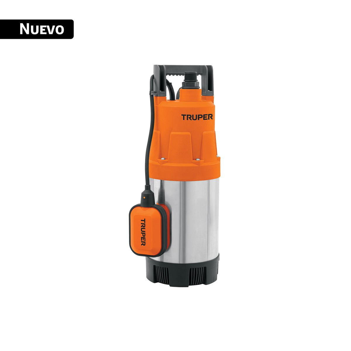 Bomba sumergible acero inoxidable, agua limpia, 1HP, TRUPER — foto oficial 1