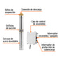 Bomba sumergible tipo bala 4', 1HP,uso agrícola, 220V,TRUPER, Truper, SKU 102975 — vista 3