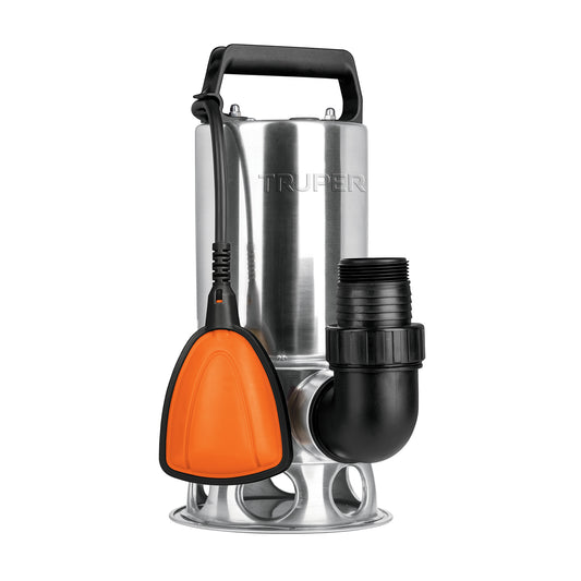 Bomba sumergible acero inoxidable agua sucia 1 HP TRUPER — foto oficial 1