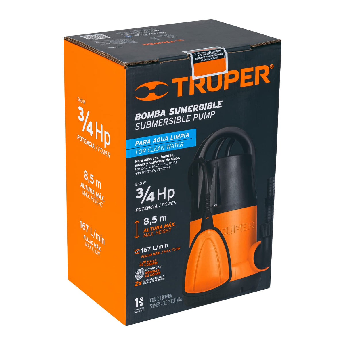 BOS-3-4LP Truper SKU 12600