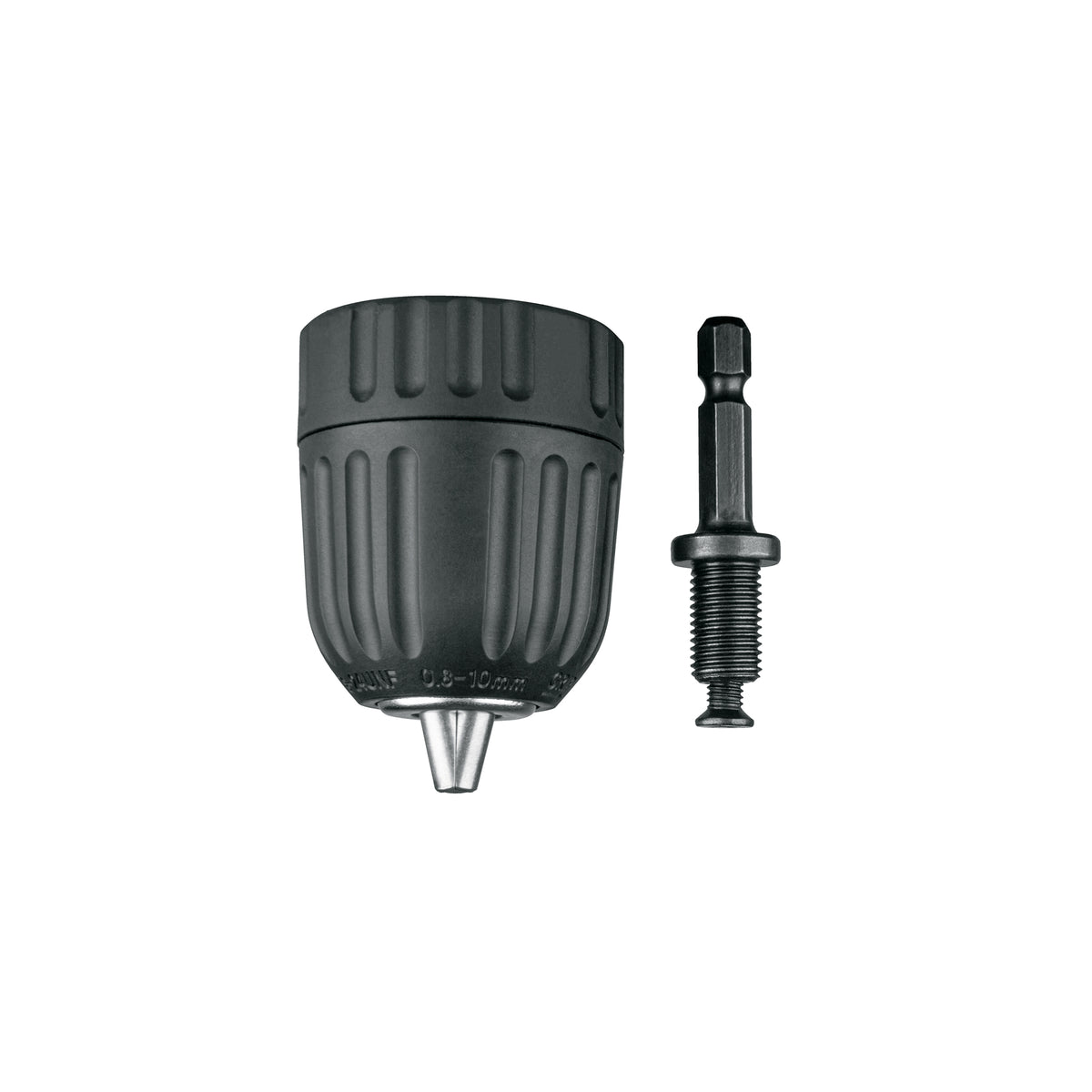 Broquero 3/8' sin llave y adaptador hexagonal 1/4', TRUPER — foto oficial 1