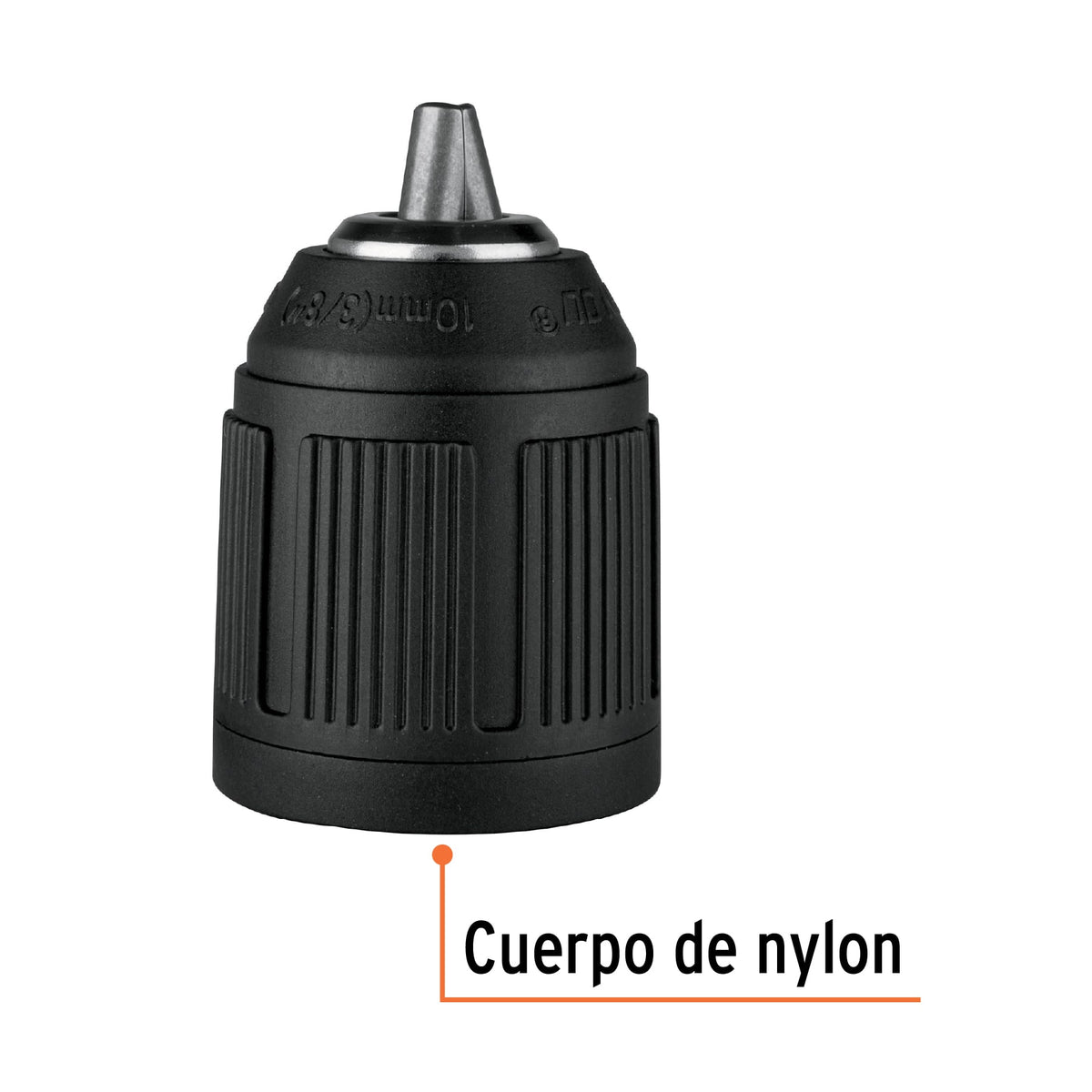 Broquero 3/8' sin llave, para máquinas inalámbricas, TRUPER, Truper, SKU 101186 — vista 3