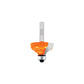 Broca para router, clásica, 1-3/8' con balero, TRUPER — foto oficial 1