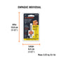 Broca para router, rebajado, 7/8' con balero, TRUPER, Truper, SKU 102724 — vista 5