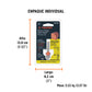 Broca para router, redondeado, 5/8' con balero, TRUPER, Truper, SKU 102726 — vista 5