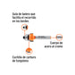 Broca para router, redondeado, 5/8' con balero, TRUPER, Truper, SKU 102726 — vista 3