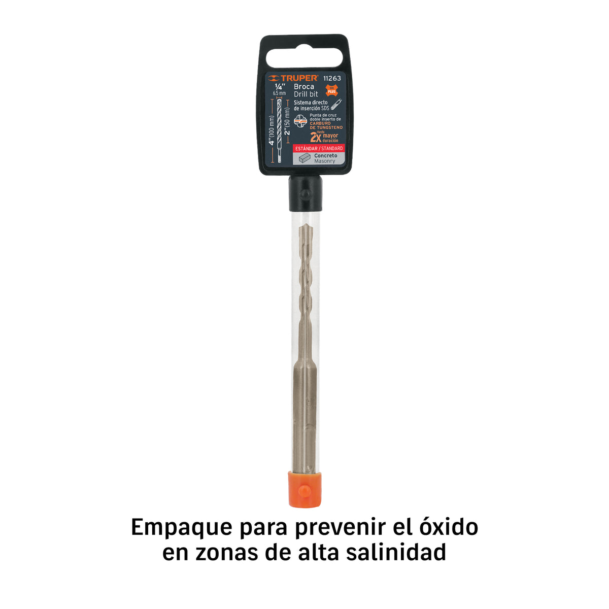 Broca SDS Plus 1/4 x 4', TRUPER — foto oficial 2