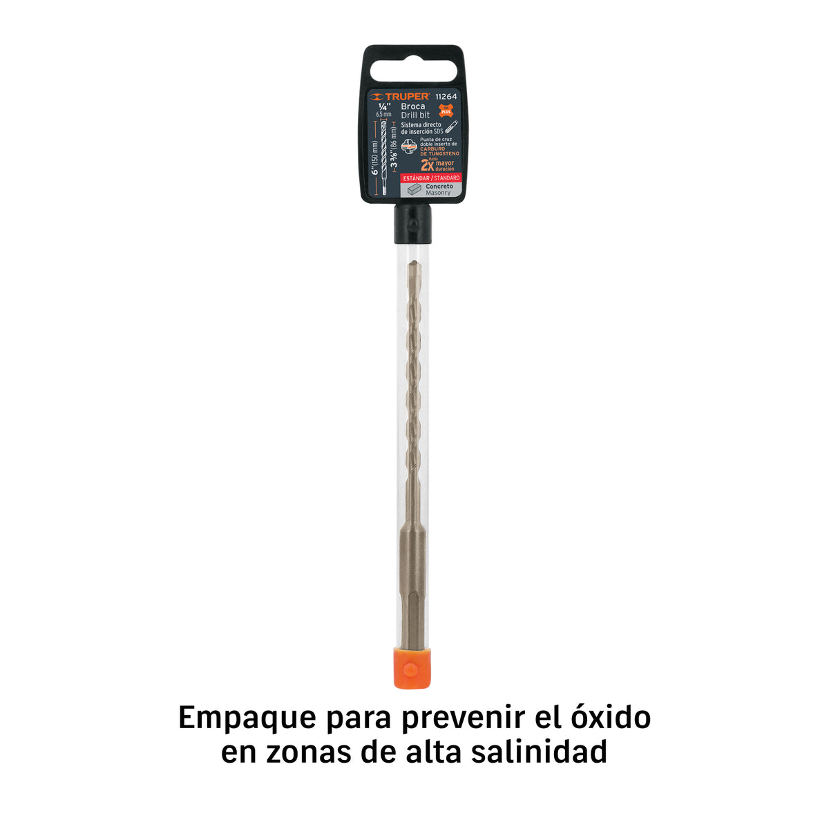 Broca SDS Plus 1/4 x 6', TRUPER — foto oficial 2