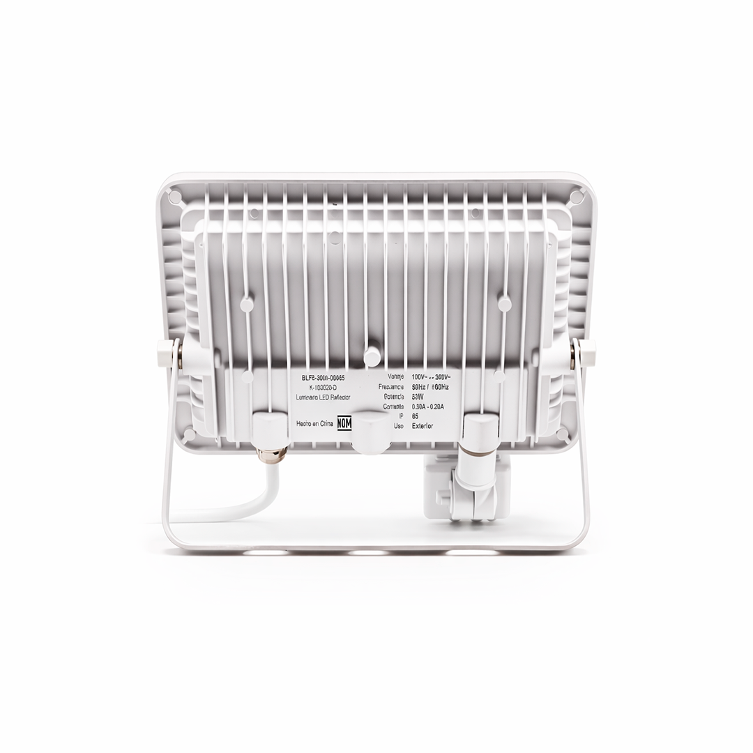 REFLECTOR LED CON SENSOR DE MOVIMIENTO BLANCO 50W 65K LUZ FRÍA BOOMER BLFS-2001-05065