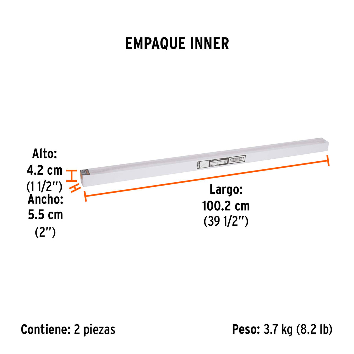 Broca SDS Max de 1 x 36', TRUPER, Truper, SKU 101462 — vista 6