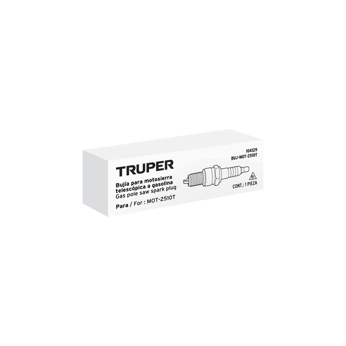 Bujía para MOT-2510T, TRUPER — foto oficial 2