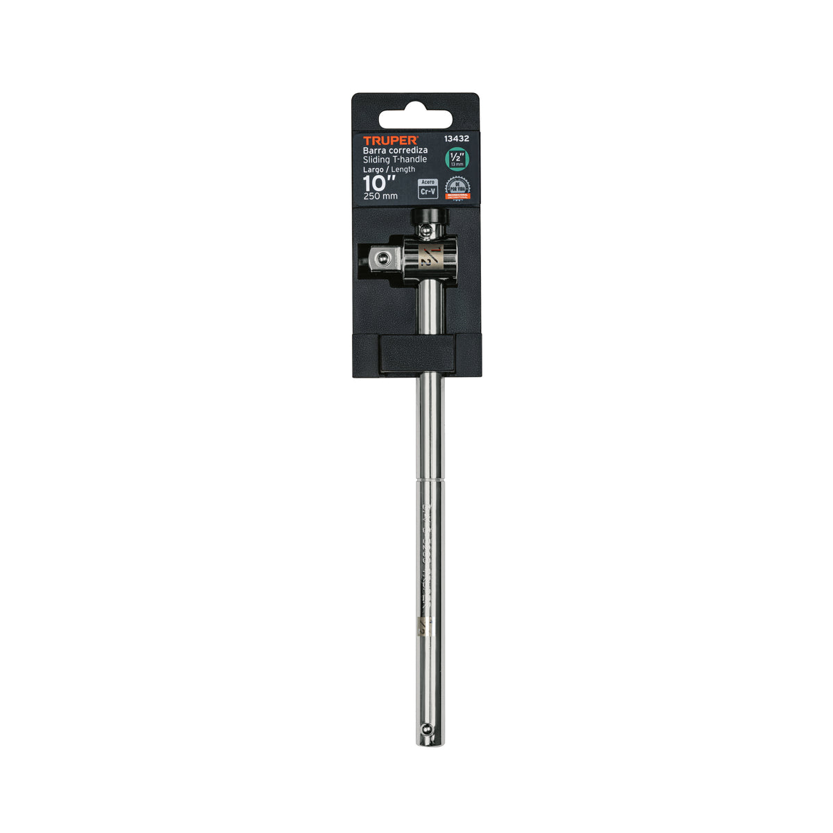 Barra corrediza para dados cuadro 1/2' TRUPER — foto oficial 2