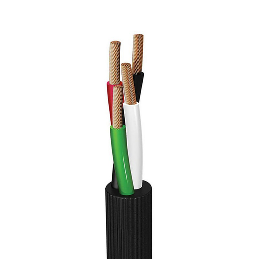 METRO CABLE USO RUDO CDC ST 4X18 NEGRO URUCD0418