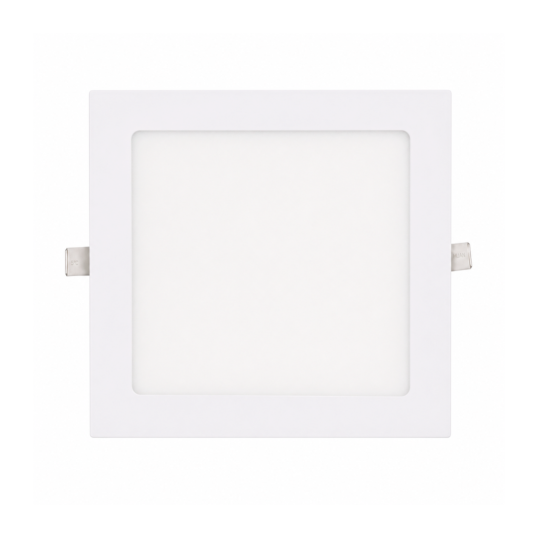 PANEL EMPOTRADO LED SLIM CUADRADO 18W 30K LUZ CÁLIDA CELED 4371LLI-PL018W500301