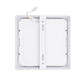 PANEL LED FAT SOBREPONER CUADRADO 12W 30K LUZ CÁLIDA CELED 4350LLI-PL012W500302