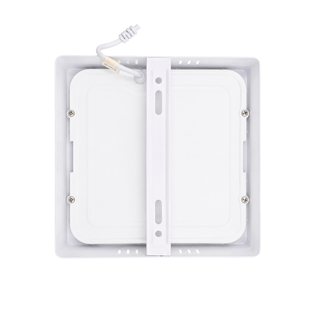 PANEL LED FAT SOBREPONER CUADRADO 12W 30K LUZ CÁLIDA CELED 4350LLI-PL012W500302
