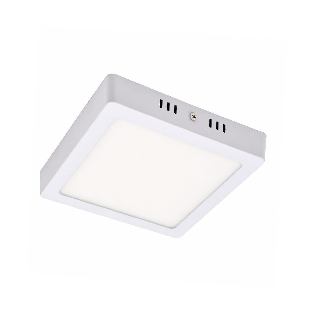 PANEL LED FAT SOBREPONER CUADRADO 12W 30K LUZ CÁLIDA CELED 4350LLI-PL012W500302