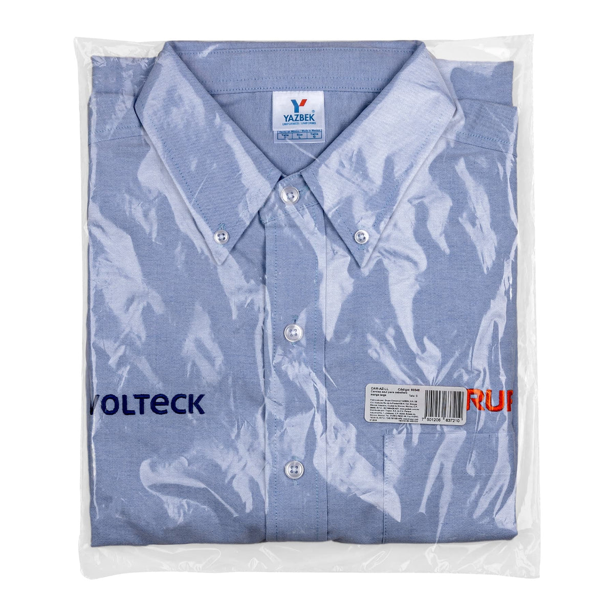 Camisa manga larga para hombre azul G TRUPER — foto oficial 2