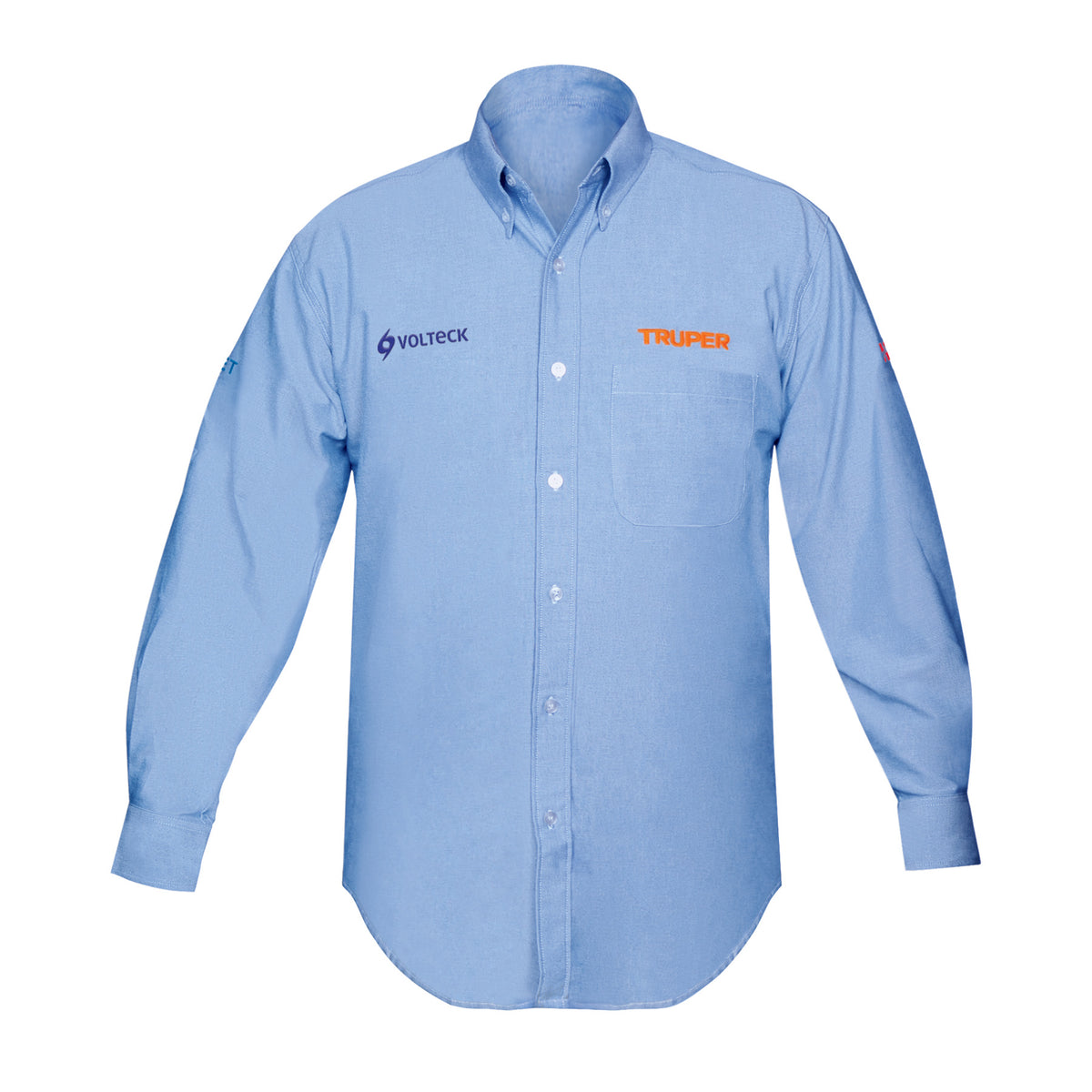 Camisa manga larga para hombre, azul, EEEG, TRUPER — foto oficial 1