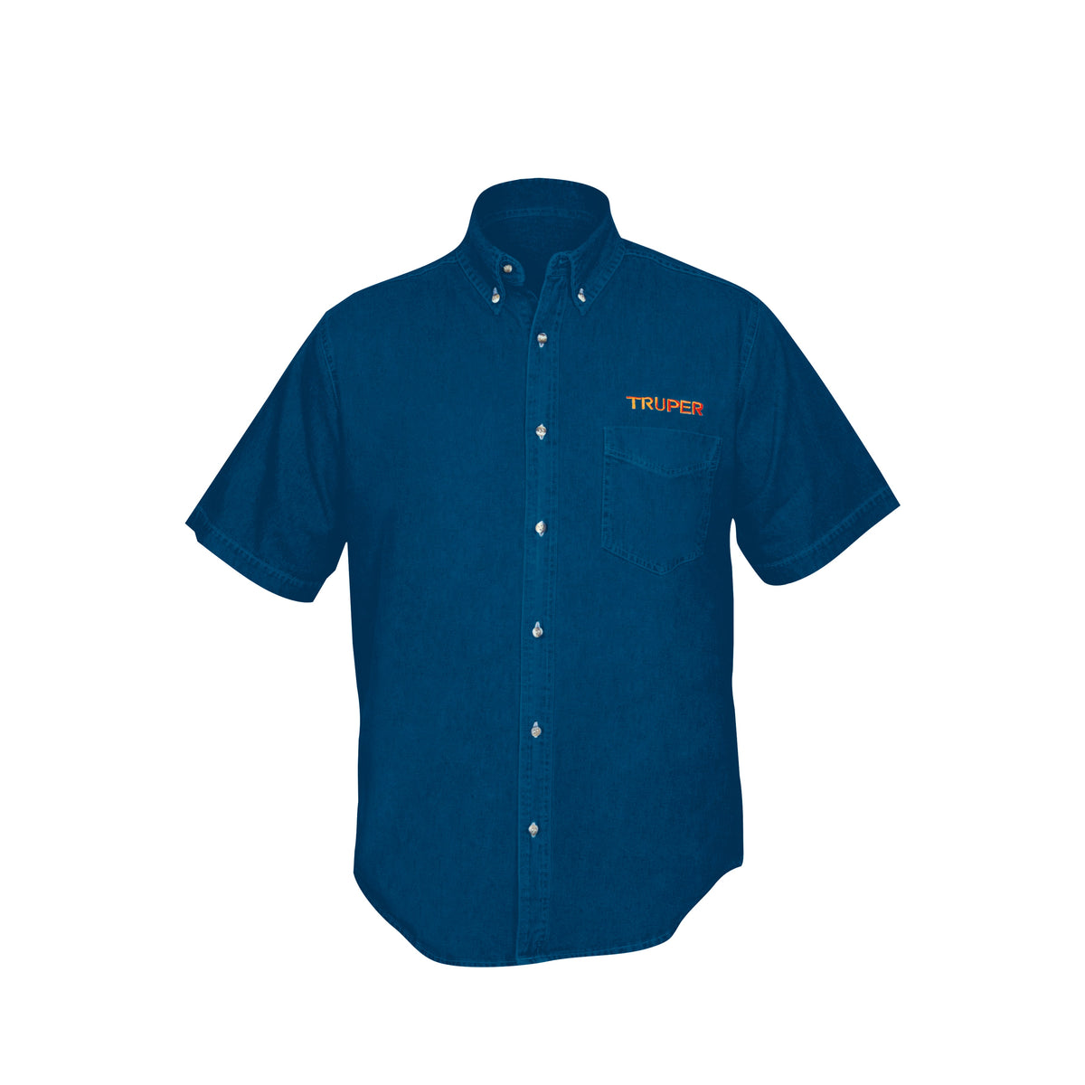 Camisa de mezclilla manga corta para hombre G TRUPER — foto oficial 1