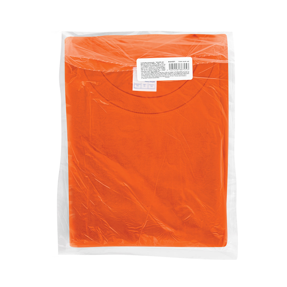 Playera cuello redondo para hombre naranja EG TRUPER — foto oficial 2