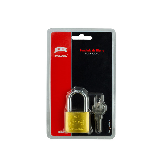 CANDADO DE HIERRO 38MM 102 PHILLIPS MX7176