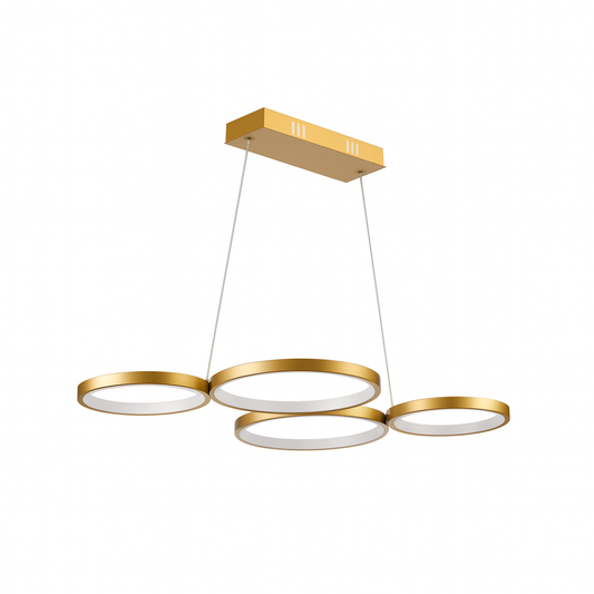 CANDIL LED DORADO CIRCULOS DECORATIVO 23W CCT MULTI TEMPERATURA LUMICRAFT DECOR-01