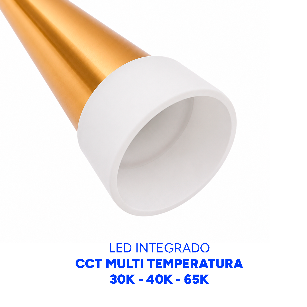 CANDIL LED DORADO DECORATIVO 15W CCT MULTI TEMPERATURA LUMICRAFT DECOR-17
