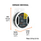 Carrete con 9 m de cable primario negro calibre 16, TRUPER, Truper, SKU 101122 — vista 5