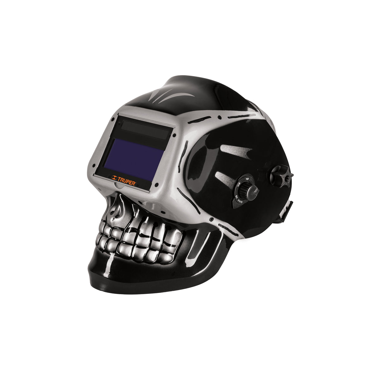 Careta electrónica para soldar sombra 9-13, calavera, TRUPER, Truper, SKU 101111