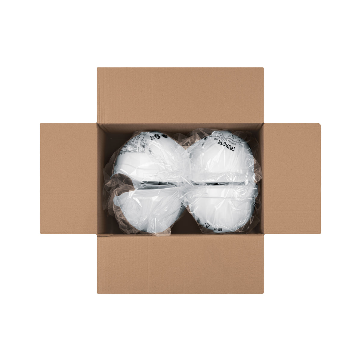 Casco de seguridad, ajuste de matraca, blanco, TRUPER — foto oficial 2