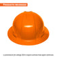 Casco de seguridad ala ancha, naranja, TRUPER — foto oficial 1