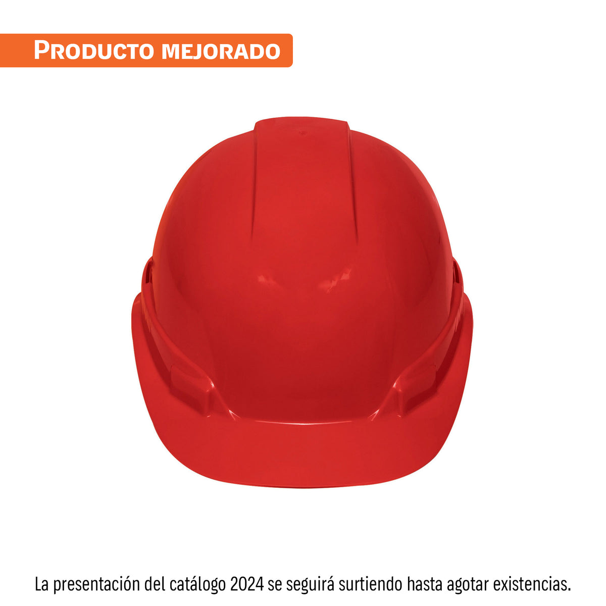 Casco de seguridad, ajuste de matraca, rojo, TRUPER — foto oficial 1