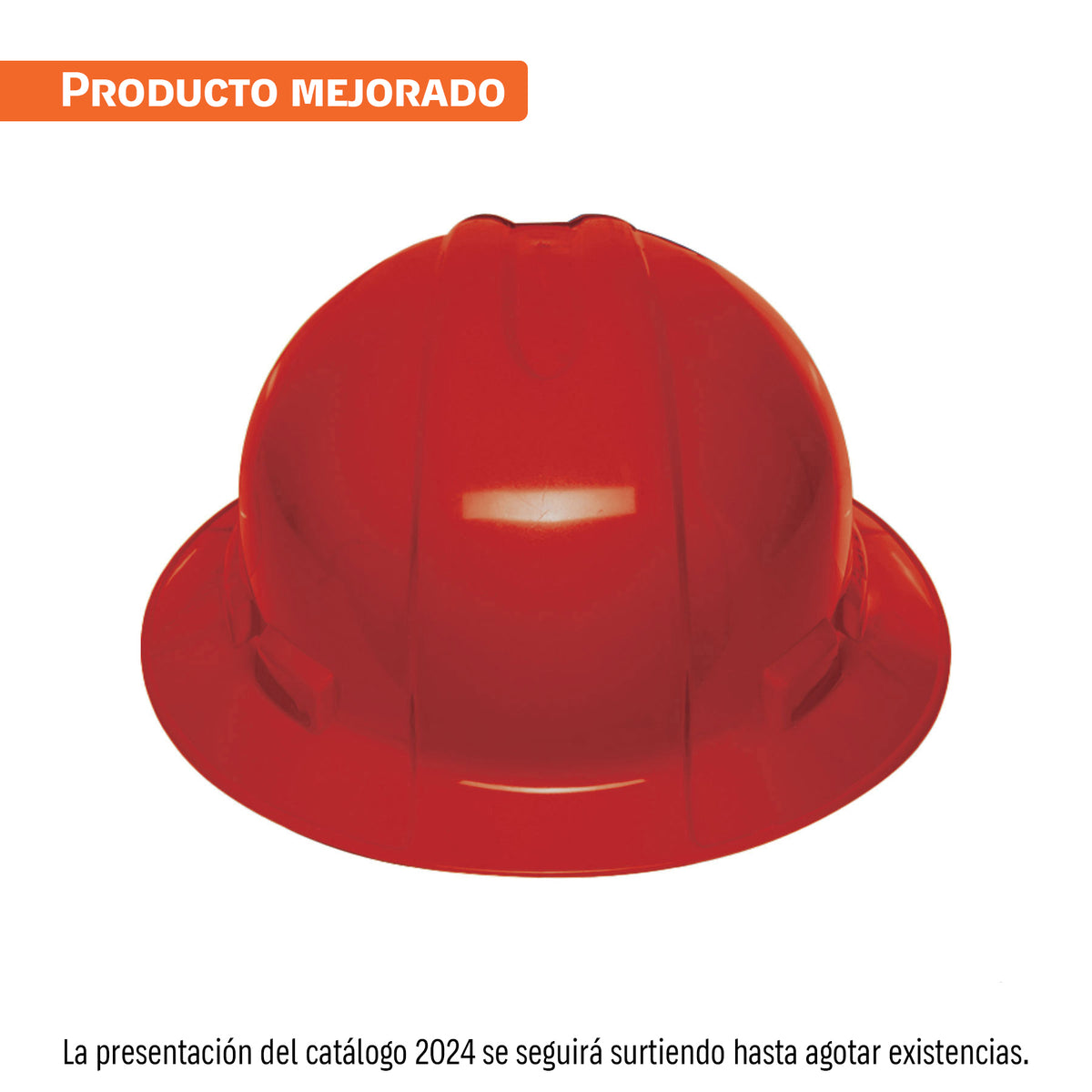 Casco de seguridad ala ancha, rojo, TRUPER — foto oficial 1