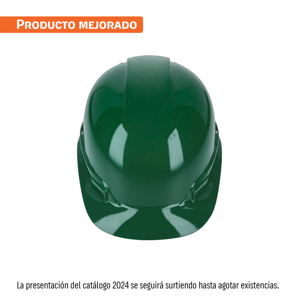 Casco de seguridad, ajuste de matraca, verde, TRUPER — foto oficial 1