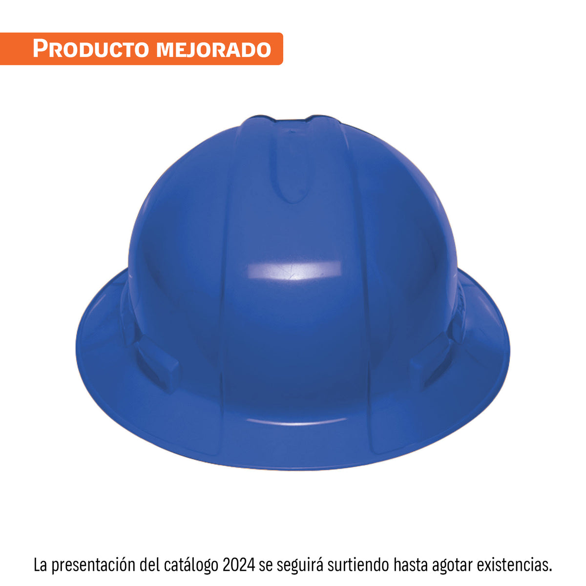 Casco de seguridad ala ancha, azul, TRUPER — foto oficial 1