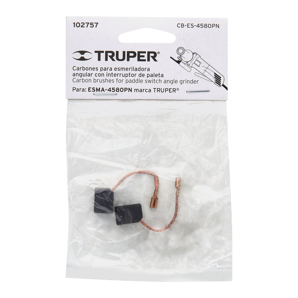 Bolsa con 2 carbones de repuesto para ES-4580PN, TRUPER — foto oficial 2