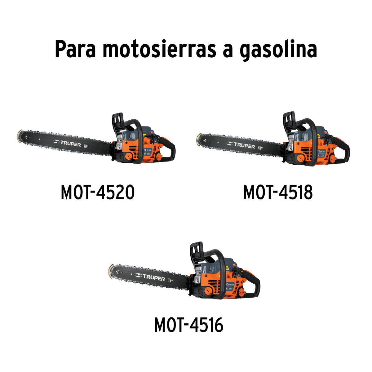 Carburador p/motosierras a gasolinaMOT-4520/4518/4516 TRUPER, Truper, SKU 101887 — vista 3