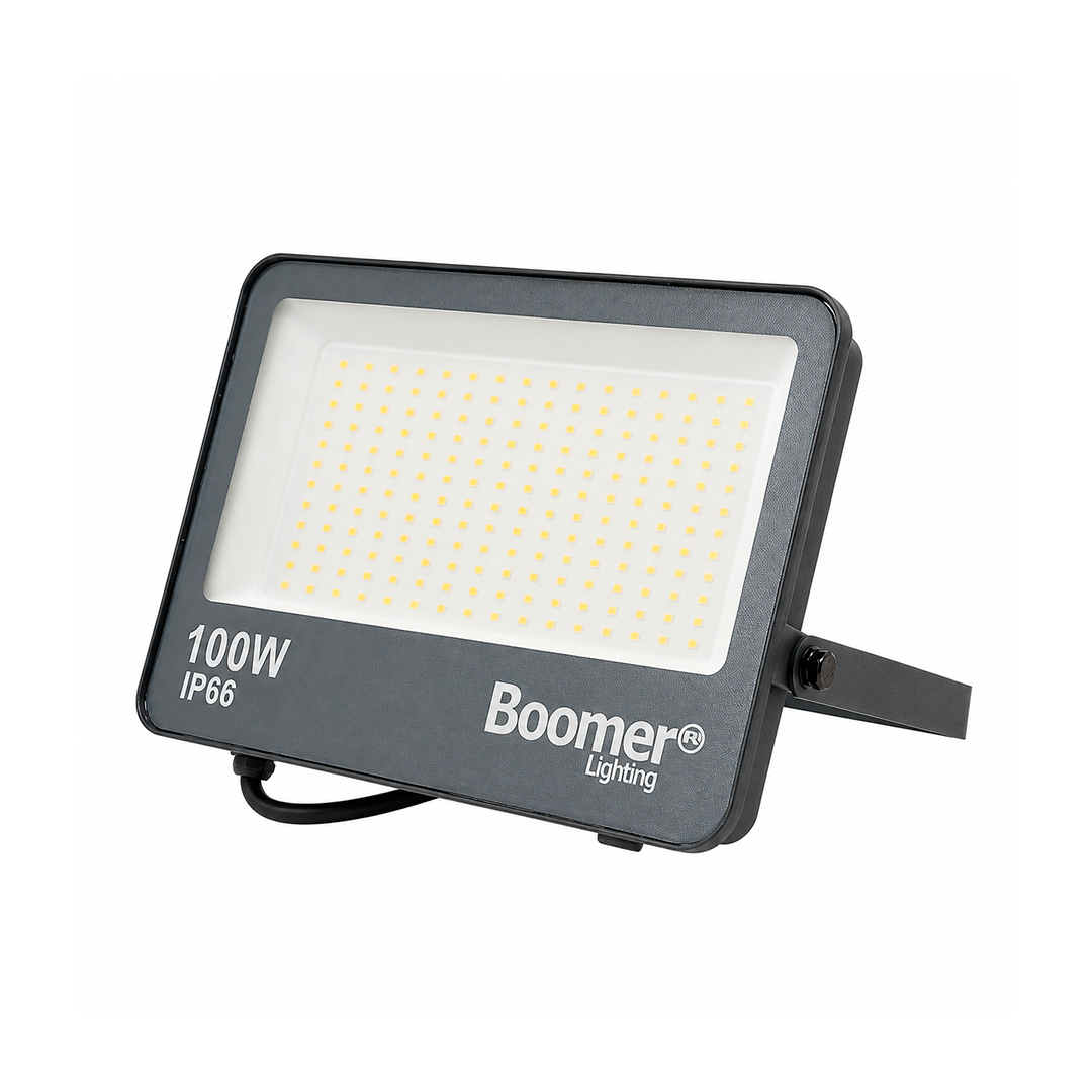 REFLECTOR LED SUPRESOR DE PICOS 6KV 100W CCT MULTI TEMPERATURA BOOMER FL22058C