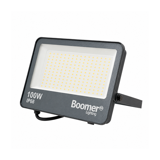 REFLECTOR LED SUPRESOR DE PICOS 6KV 100W CCT MULTI TEMPERATURA BOOMER FL22058C
