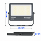 REFLECTOR LED SUPRESOR DE PICOS 6KV 100W CCT MULTI TEMPERATURA BOOMER FL22058C