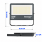 REFLECTOR LED SUPRESOR DE PICOS 4KV 50W CCT MULTI TEMPERATURA BOOMER FL22055C