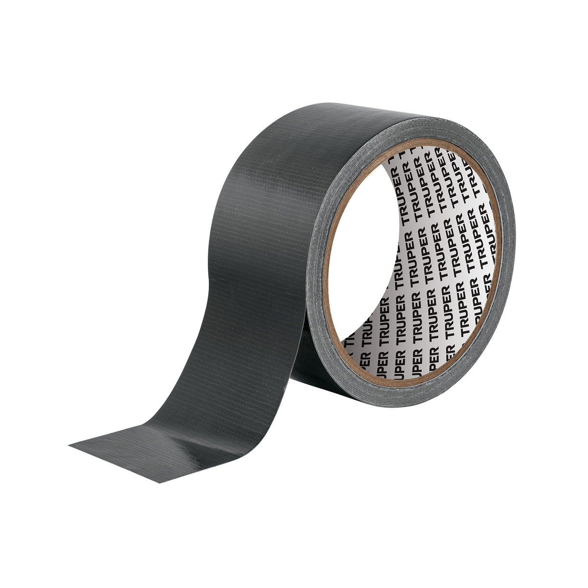 Cinta negra para ducto 10 m x 48 mm, espesor 0.19 mm, TRUPER — foto oficial 1