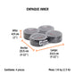 Cinta negra para ducto 30m x 48mm, espesor 0.19mm, TRUPER, Truper, SKU 103062 — vista 6