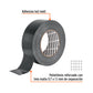 Cinta negra para ducto 50m x 48mm, espesor 0.19mm, TRUPER, Truper, SKU 103063 — vista 4