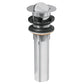 CONTRA PARA LAVABO CON REBOSADERO TIPO MONEDA, CROMO 1-1/4" FOSET 49983 CLAVE: CE-205