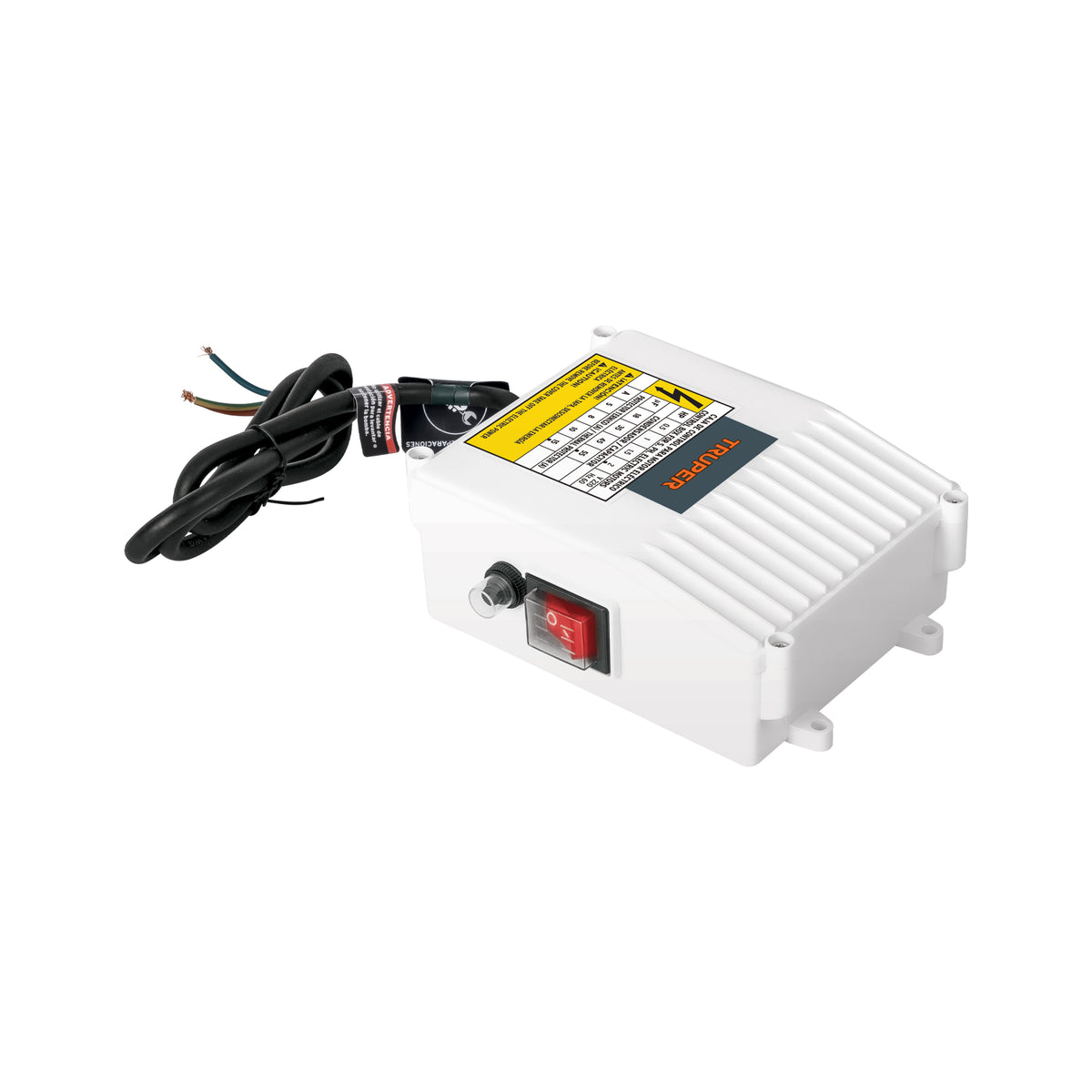 Caja de control para bomba tipo bala 2 HP, 220V, TRUPER — foto oficial 1